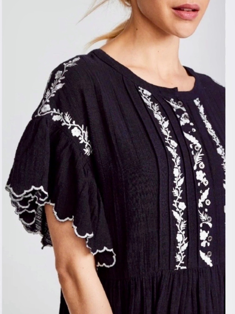 Free People Santiago Embroidered Endless Summer Dress Size Small